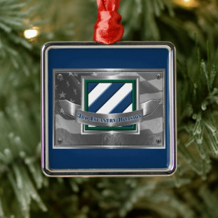 Adorno Metálico Navidad de la 3ª División de Infantería