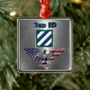 Adorno Metálico Navidad de la 3ª División de Infantería