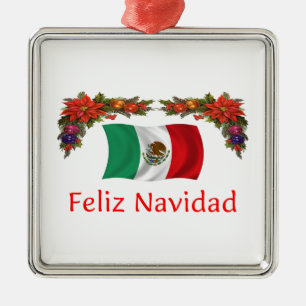 Adorno Metálico Navidad de México