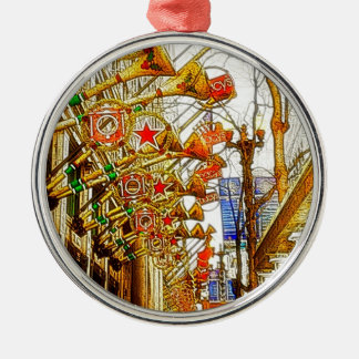 Adorno Metálico Navidad en Chicago