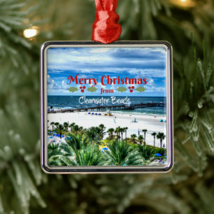 Adorno Metálico Navidad en Clearwater Beach