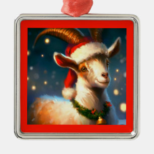 Adorno Metálico Navidad Goat 2