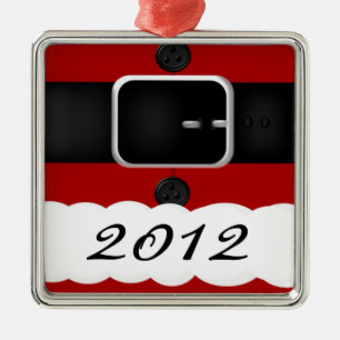 Adorno Metálico Navidad personalizado juego de Papá Noel