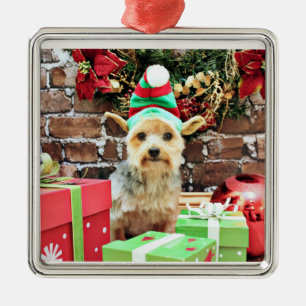 Adorno Metálico Navidad - Yorkie - Vinnie #32