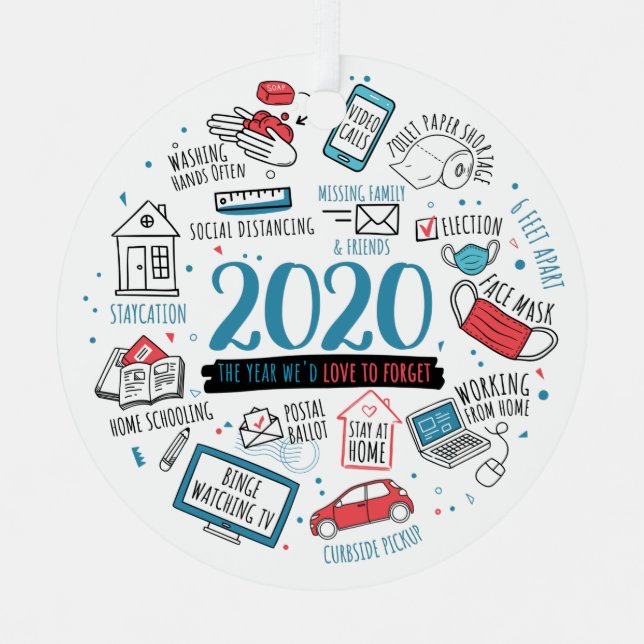 Adorno Metálico Navidades 2020 Actividades conmemorativas de cuare (Anverso)