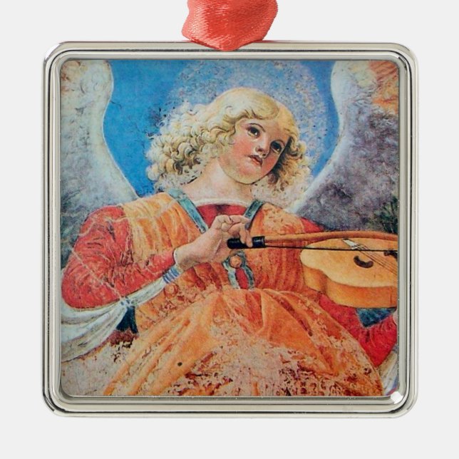 Adorno Metálico NAVIDADES ANGEL Blue Sapphire (Frente)