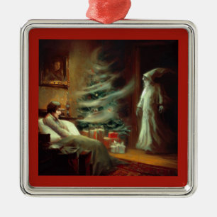 Adorno Metálico Navidades Carol Fantasma del presente navideño