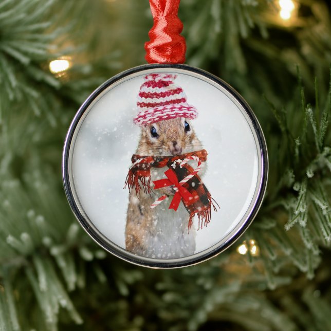 Adorno Metálico Navidades chipmunk (Árbol)
