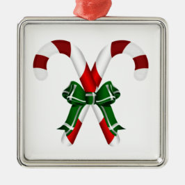 Adorno Metálico Navidades Con Vela Con Bow