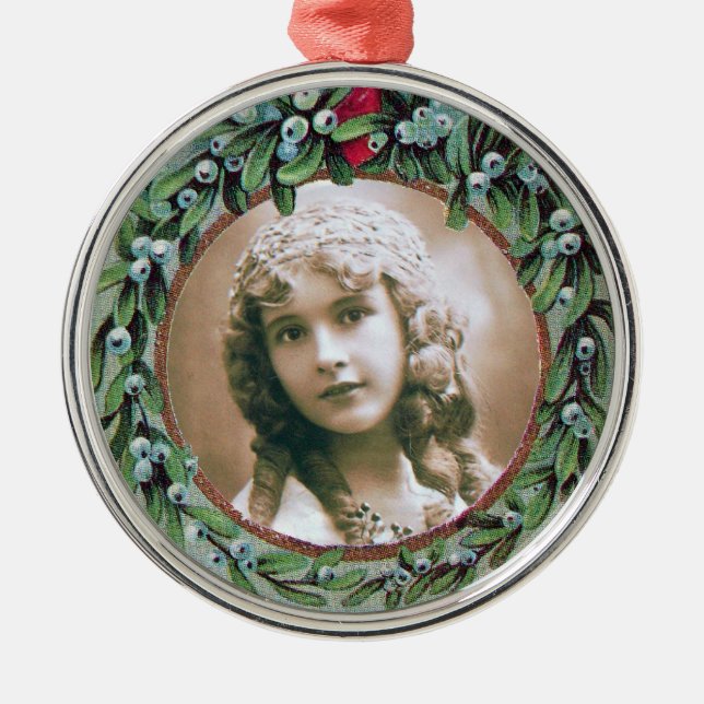 ADORNO METÁLICO NAVIDADES CRUZADOS CON PLANTILLA DE FOTOS DE MISTL (Frente)