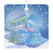 Navidades Cute Blues de Invierno