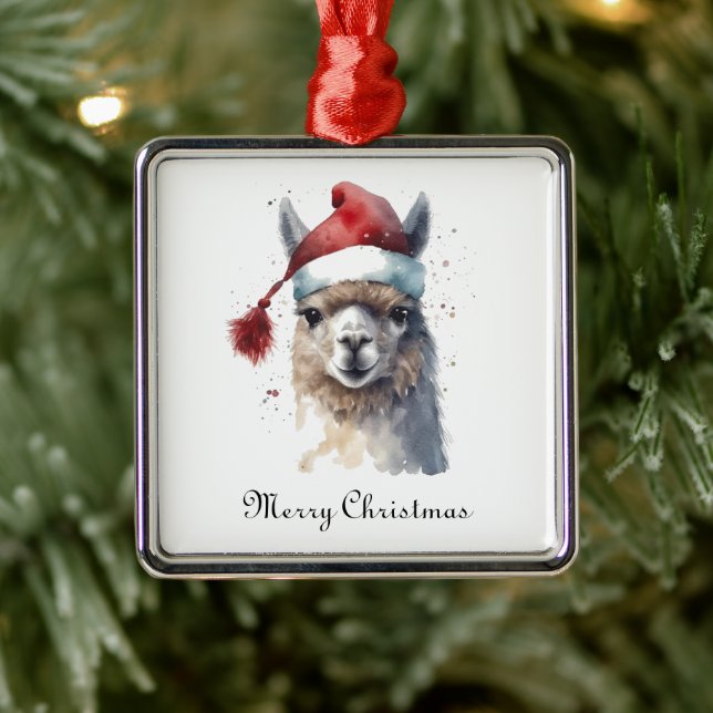 Adorno Metálico Navidades Cutos Alpaca, personalizado (Árbol)