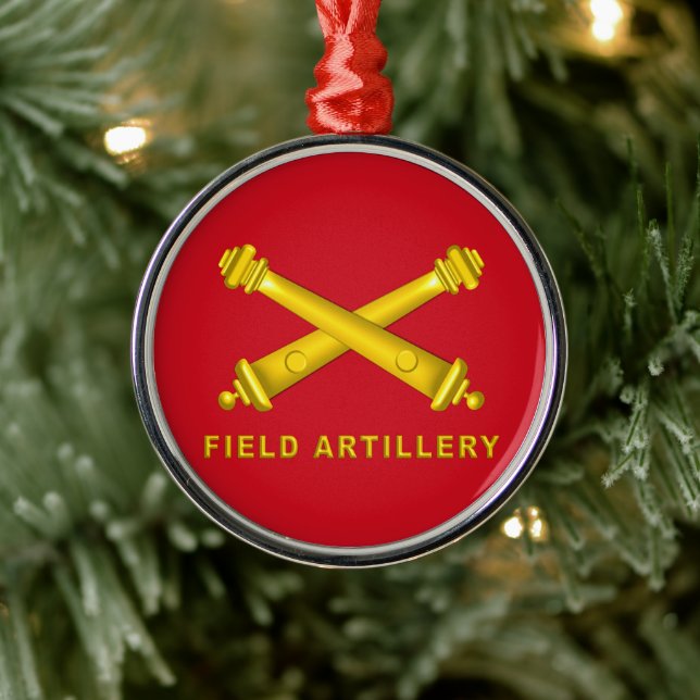 ADORNO METÁLICO NAVIDADES DE ARTILLERÍA DE CAMPO (Árbol)