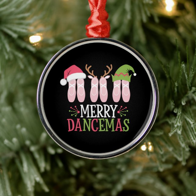 Adorno Metálico Navidades de bailes de cerezos ballet zapatillas b (Árbol)