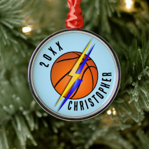 Adorno Metálico Navidades de baloncesto de Lightning Bolts