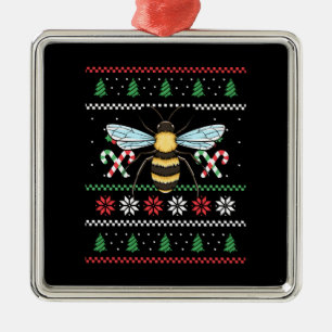 Adorno Metálico Navidades de Bee Animal Bee Ugly