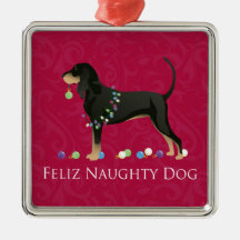 Navidades de Black and Tan Coonhound