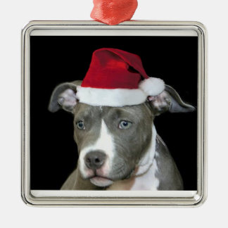 Adorno Metálico Navidades de cachorro azul