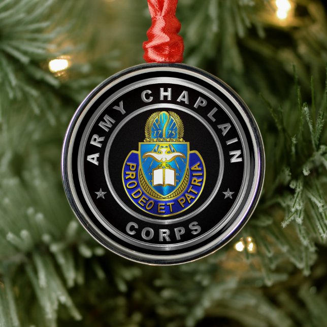 Adorno Metálico Navidades de Chaplain Corps (Árbol)