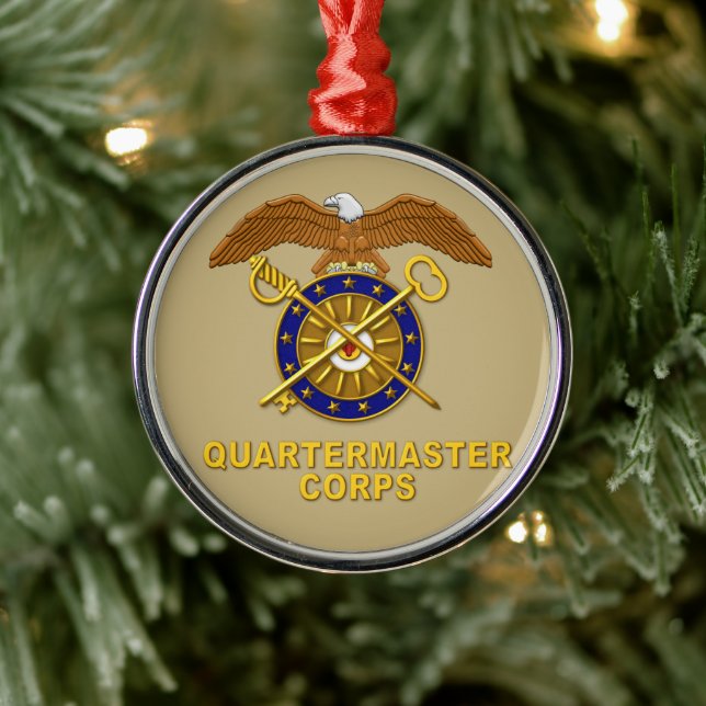 ADORNO METÁLICO NAVIDADES DE CUARTERMASTER CORPS (Árbol)