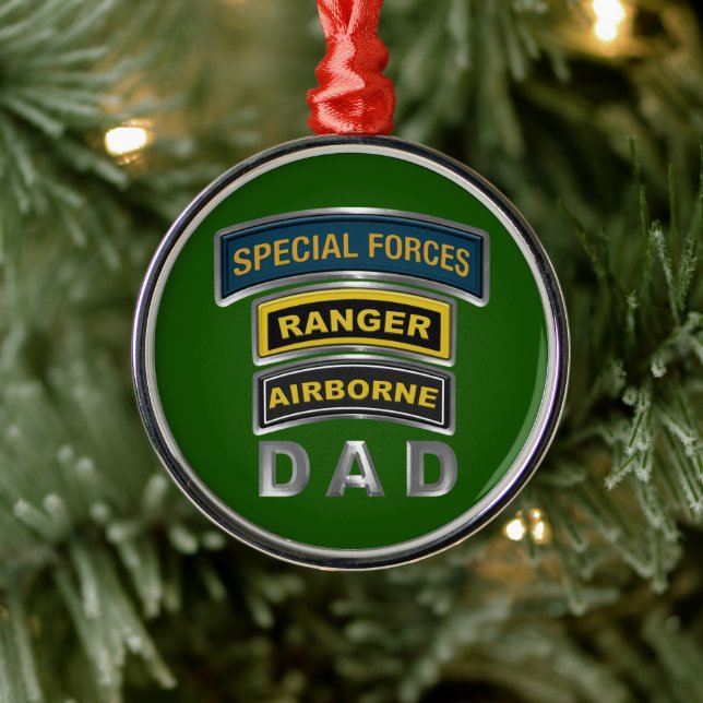 Adorno Metálico Navidades de DAD de las Fuerzas Especiales (Árbol)