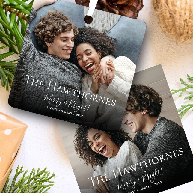 Adorno Metálico Navidades de diseño Pareja de diversión mínima 2 (Subido por el creador)