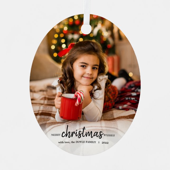 Adorno Metálico Navidades de fotografía de Moden Ornaments (Anverso)