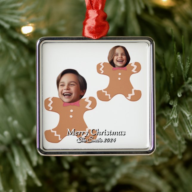 Adorno Metálico Navidades de fotografía familiar divertidos, educa (Árbol)