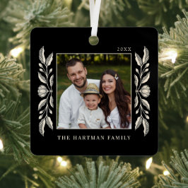 Adorno Metálico Navidades de fotografía folclórica