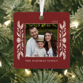 Adorno Metálico Navidades de fotografía folclórica