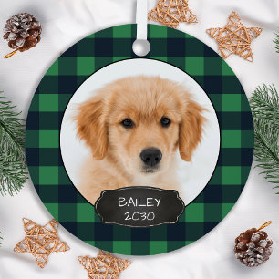 Adorno Metálico Navidades de fotografía mascotas Perro Cachorro Rú