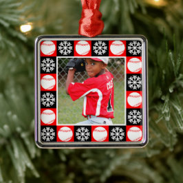 Adorno Metálico Navidades de fotografía Personalizado jugador de b