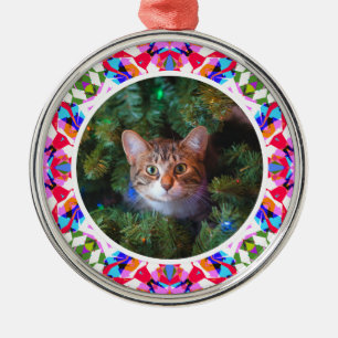Adorno Metálico Navidades de fotos personalizados Mamá de mamá pap
