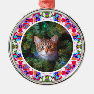 Adorno Metálico Navidades de fotos personalizados Mamá de mamá pap