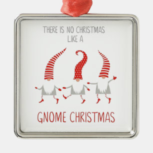 ADORNO METÁLICO NAVIDADES DE GNOME COMO NAVIDADES DE GNOME