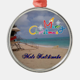 Adorno Metálico Navidades de Hawái