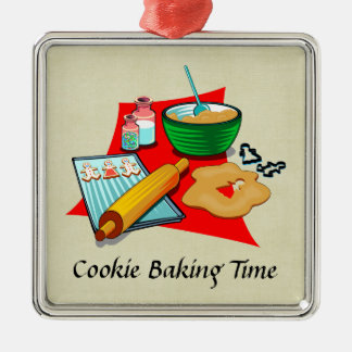 Adorno Metálico Navidades de Holiday Baking Cookies Ingredientes B