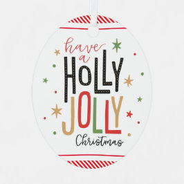 Adorno Metálico Navidades de Holly Jolly (agrega tu foto) Candy Ca