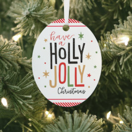 Adorno Metálico Navidades de Holly Jolly (agrega tu foto) Candy Ca