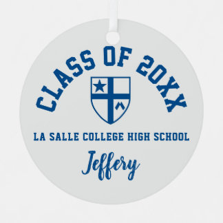 Adorno Metálico Navidades de honor de la Escuela Secundaria La Sal