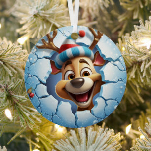 Adorno Metálico navidades de invierno tridimensionales y festivos 