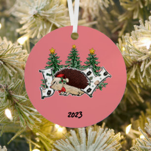 Adorno Metálico Navidades de Joy Hedgehog