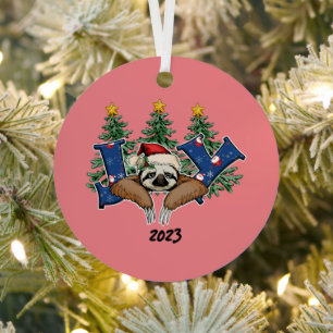 Adorno Metálico Navidades de Joy Sloth