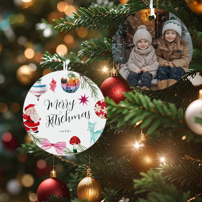 Adorno Metálico Navidades de Kitsch | Foto retro (Subido por el creador)