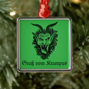 Adorno Metálico Navidades de Krampus