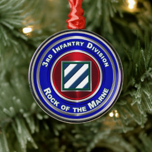 Adorno Metálico Navidades de la 3ª División de Infantería Mante