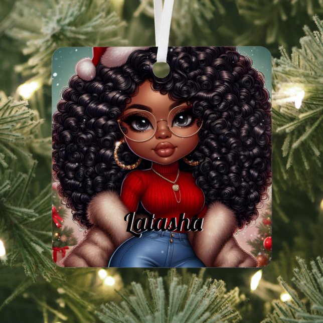 Adorno Metálico Navidades de la Corte Africana de Estados Unidos (in situ)