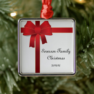 Adorno Metálico Navidades de la familia Red Bow
