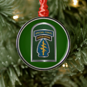Adorno Metálico Navidades de las fuerzas especiales