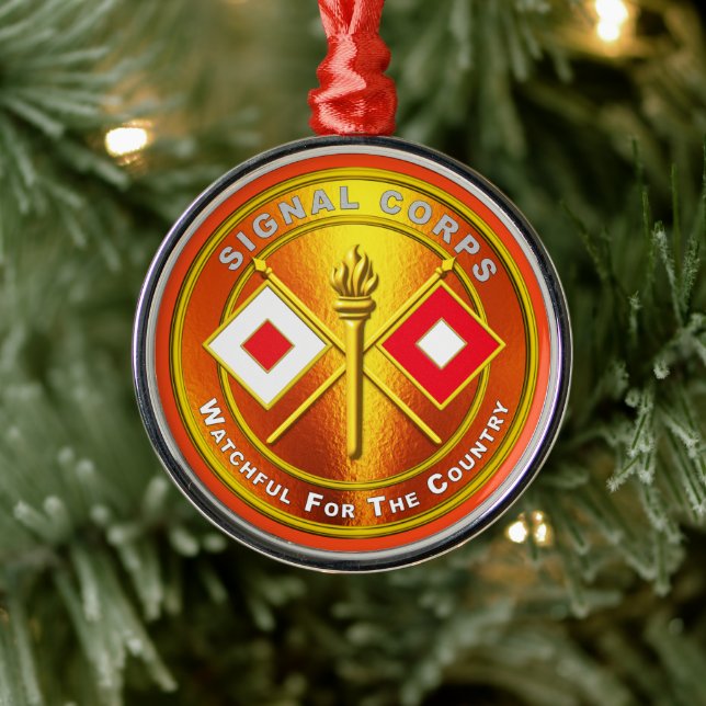 Adorno Metálico Navidades de los Cuerpos de Señales (Árbol)